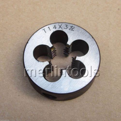 Trapezoidal Metric Left hand Die TR14 x 3mm Pitch