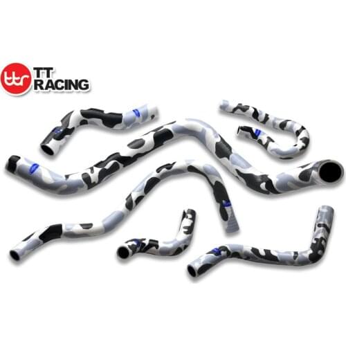 TT1303CMWH- Silicone Radiator Heater Hose Kit for Honda Civic D-series D15 D16 EG EK (CAMO)
