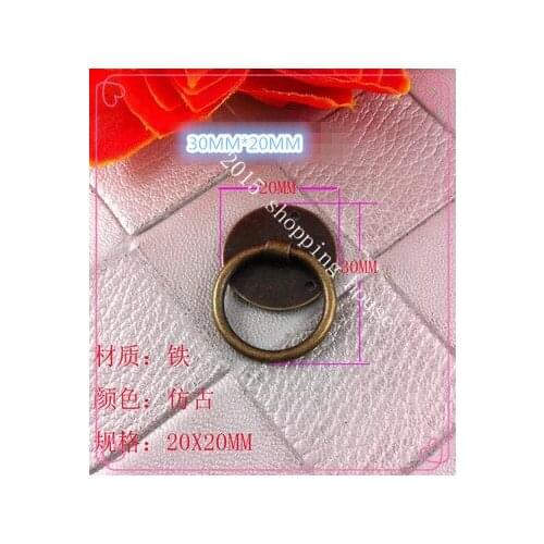 Packing box iron small sun handle decorative handle paper box drawer antique door handle 30mm*20mm