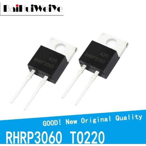 10PCS/LOT RHRP3060 3060 30A 600V TO220 TO-220 Fast Recovery Rectifier Diode New Original Good Quality Chipset