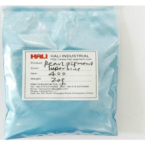 Pearl pigment,pearlescent pigment,mica powder pigment,nail powder,item:400,color:luster blue,20 gram a lot,free