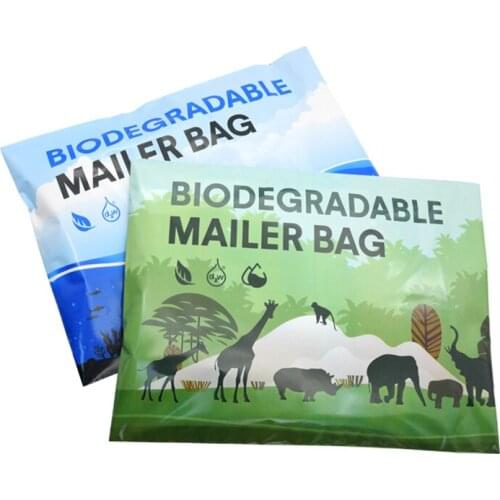 100Pcs/Lot Degradable Shipping Bags Mailer 25.5x33cm Plastic Envelope Self Seal Poly Mailer Waterproof Mailing Bags 2 Colors