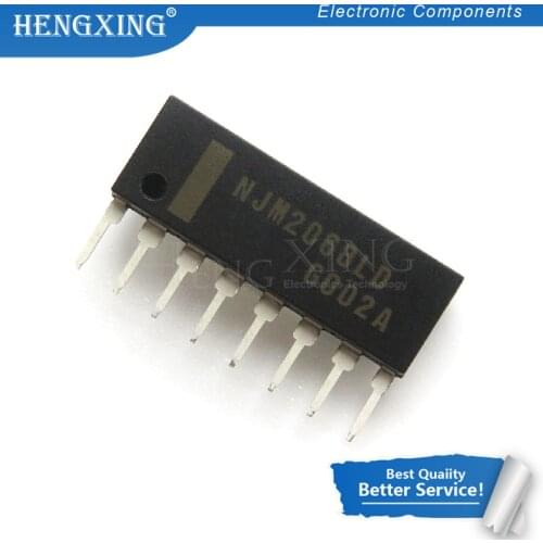 5pcs/lot NJM2068LD NJM2068 NJM4580L NJM4580 SIP-8 In Stock