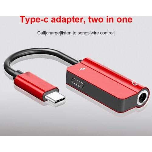 2 In 1 USB C To 3.5mm AUX Headphone Type C 3.5 Jack Adapter Audio Cable Charger Adapter For IPad Pro 11 Samsung S20 Huawei