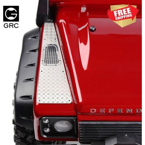 RC Radio control car GRC TRX4 traxs defender hood metal anti-skid plate decorative sheet option upgrade parts
