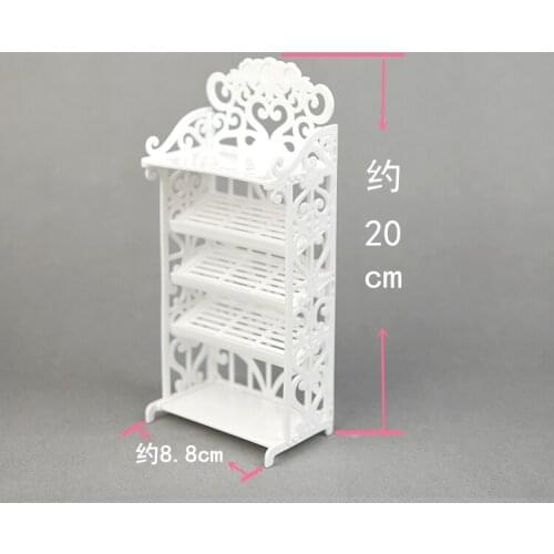 White Shoe rack / Shoes stand / Doll accessories for 1/6 barbie xinyi Fr Blythe Licca doll