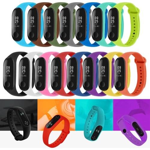 Bracelet for Xiaomi Mi Band 4 3 Sport Wrist Strap watch Silicone wrist strap For xiaomi mi band 3 4 bracelet Miband 4 3 Strap