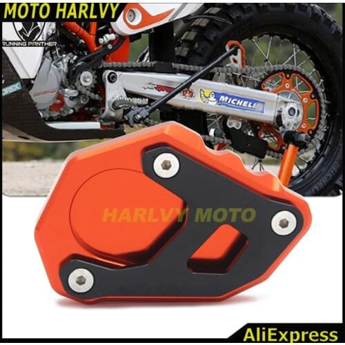 For KTM 1050 1090 1190 1290 Adventure Motorcycle Side Stand Kickstand Sidestand Extension Plate Pad For KTM 1190 1290 1090 Adv