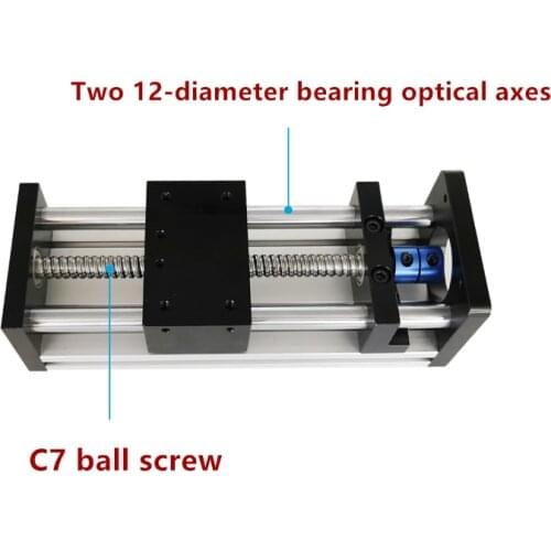 50mm-600mm Effective Stroke CNC Linear Guide Stage Rail Motion Slide Table Ball Screw Actuator Module 3D Printer XYZ