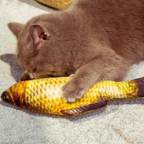 Cats Toys Electric Fish Charging Dancing Moving Funny Cat Fish Pet Interactive Cat Toy Toys Type Is Smart Device Material