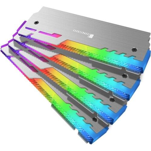 JONSBO NC-3 5V ARGB RAM memory radiator cooling vest AURA Control aluminum desktop PC RAM radiator radiator memory cooling vest