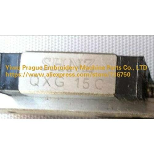Linear Bearing Rail Slider SHNZ QXG 15C for W15mm rails of some Tajima Feiya China embroidery machine spare parts store 736750