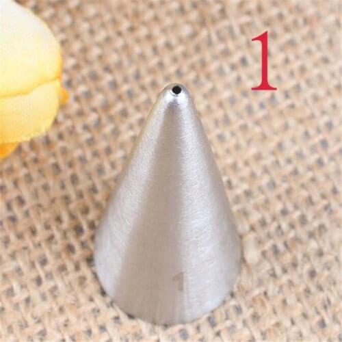 New #1 1mm Round Decorating Cake Piping Tips Icing Tubes Pastry Nozzles Cupcake Tool For Weedding Cake Decoration