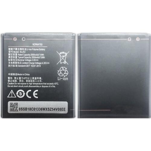 New 2050mAh BL253 Mobile Phone Battery For Lenovo A2010 A 2010 /BL 253 BL-253 A1000 A1000m A 1000 +Track NO
