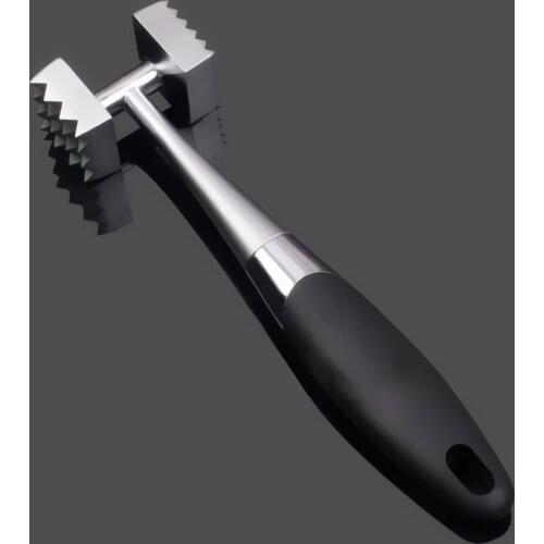 L30 New Kitchen Tender Loose Meat Stainless Steel hammer Steak Professional Meat Hammer Tenderizer Cooking Tools Kitchenware