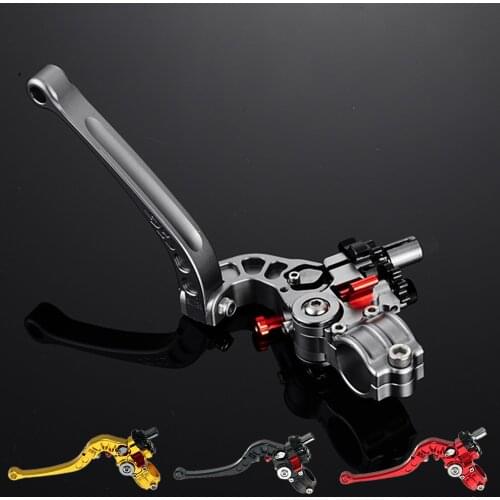 CNC 22 mm 7/8'' Motorcycle Brake Clutch Handle Cable Clutch Lever Adjustable Folding Lever For Honda Yamaha Kawasaki Dirt Bike