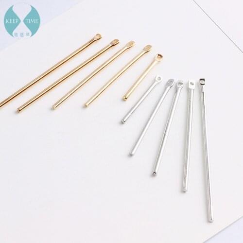 Ears stick perforated sheet copper pendant earrings ear clip earrings eardrop diy handmade earrings product material accessories