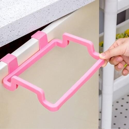 Creative Hangable Garbage Bag Holder Kitchen Gadget Storage Bag Holder Rack Kitchen Accessories Home Tool-1pcs