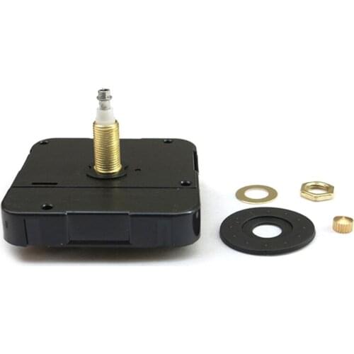High Torque Long Shaft Silent Clock Movement Mechanism with 2 Different Size Clock Hands Repair Tool Parts Kit K0AB