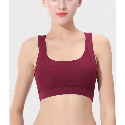 2020 New Cross Back Push Up High Quality Adjust Seamless Yoga Bra