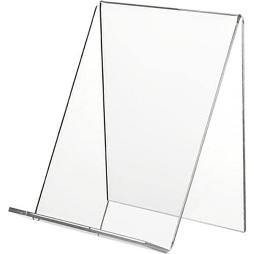 10 Pcs Acrylic Book Stand,Clear Acrylic Display Stand, Clear Holder for Displaying Pictures,Jewelry,Watch Display Stand