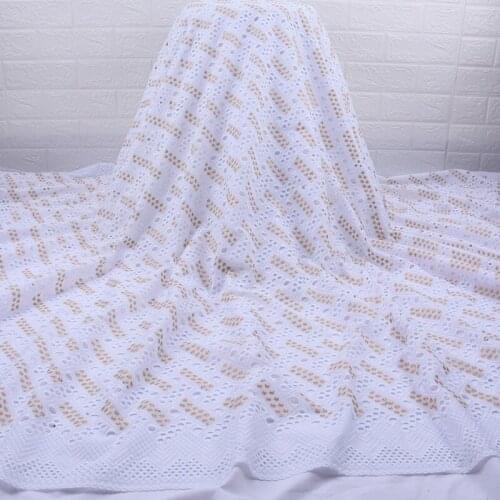 Zhenguiru African Lace Fabric Hot Swiss Voile Lace In Switzerland Soft Nigerian Cotton Lace Fabric For Daily Wear Dress A1786