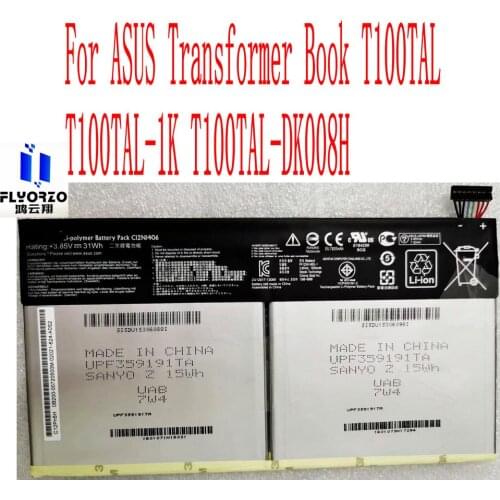 100% New High Quality 31WH C12N1406 Battery For ASUS Transformer Book T100TAL T100TAL-1K T100TAL-DK008H laptop