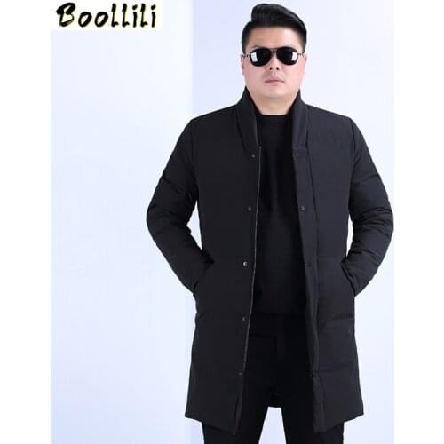 Boollili Winter Coat Men 90% White Duck Down Jacket Korean Fashion Plus Size Puffer Jacket Men Warm Parka Casaco