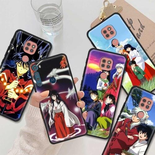 Phone Case For Moto G9 G8 Play Plus G60 G50 G40 G30 Fusion G20 G10 Power one Fusion G8 Power Llte E6S Caso Tpu Anime Inuyasha