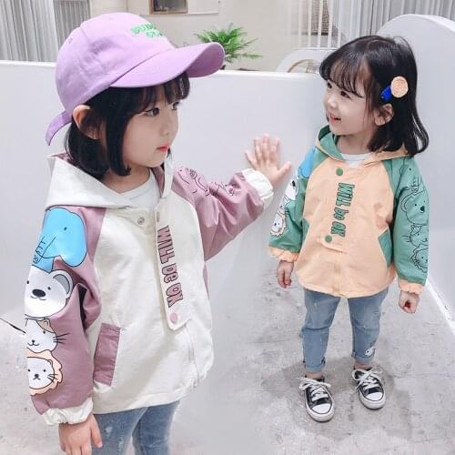 Girls Babys Kids Coat Jacket Jean Outwear 2021 Elegant Spring Autumn Overcoat Top Cardigan Breathable Toddler Childrens Clothi