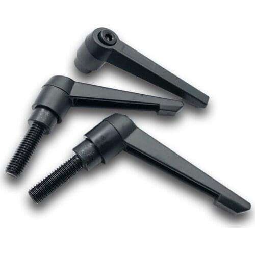 M8 Clamping Lever Clamping Handle Screws 16-60mm Clamping Lever Machinery Adjustable Handle Locking External Male Thread Knob
