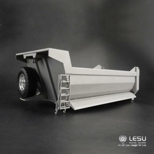 Metal Bucket LESU 1/14 RC Model Part 6*6 Front Hydraulic Cylinder Dumper Truck TH02558-SMT5