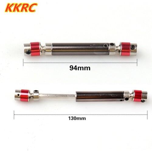 2pcs Wltoys Metal Rear Drive Shaft CVD For FY-01 02 03 12428 12423 Q46 1/12 RC Car Parts