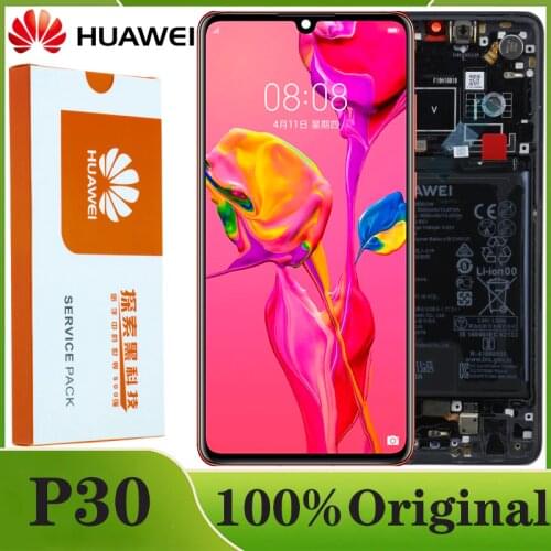 Original 6.1" Display Replacement for Huawei P30 LCD Touch Screen Digitizer Assembly ELE-L29 ELE-L09 ELE-AL00 LCD Repair parts