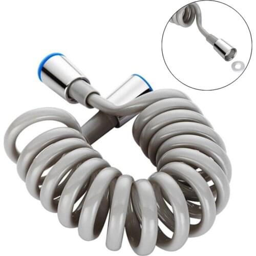 Spring Flexible Shower Hose for Water Plumbing Toilet Bidet Sprayer Gun Telephone Line Plumbing Hose bathroom Accessories Hot