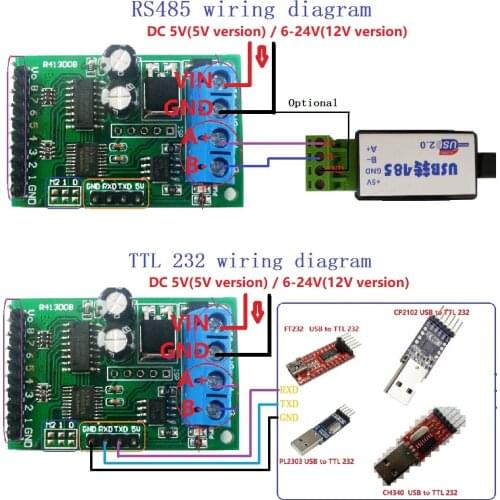 RS485 RS232(TTL) PLC Modbus Rtu Module 8ch IO Control Switch Board for Relay Industrial automation