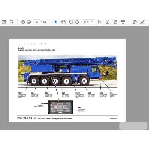 Liebherr Crane Shop Manual and Wiring Digram and Operating Instructions