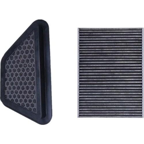 Cabin Filter 4m0819439 4m0819100 for Audi Q7 Q8 4m 2015-2019 2.0t 3.0t Model 2pcs External Filter+built Carbon Filter Set