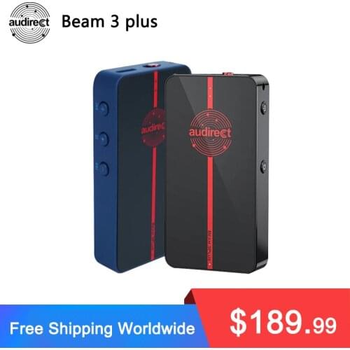 Hilidac Audirect Beam 3plus MQA DAC Headphone Amplifier ES9281AC Bluetooth Support sbc/aac/aptx/aptx-HD/LDAC with 3.5mm/4.4mm