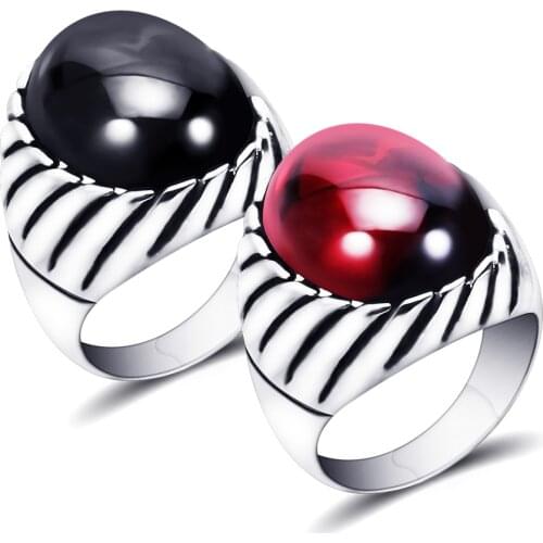 VQYSKO Punk Rings For Men