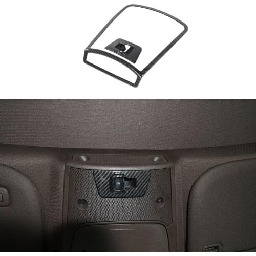 2pcs ABS Car Reading Light Lamp & Rear Small Window Open Button Decoration Cover Stickers Trim for Ford F150 2016