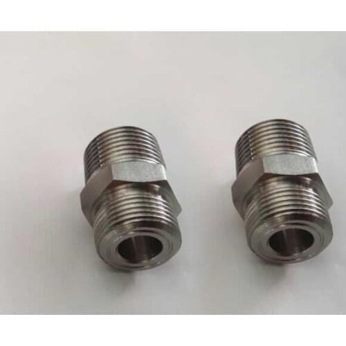2pcs DN15 M22 outer thread filling core inside outside wire adapter reducing conversion fittings screw bolt SUS304