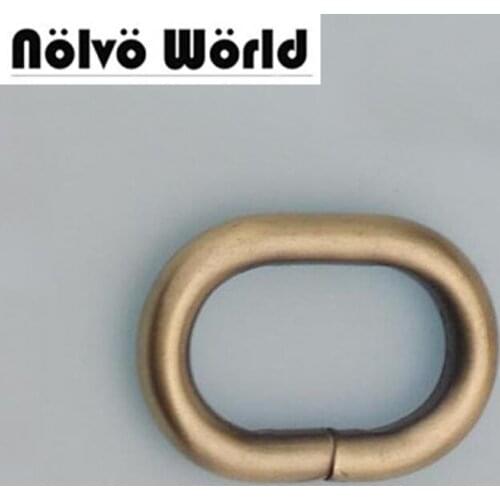 50pcs 5 colors 2cm Non-welded Oval Ring Strapping Webbing Parts Accessories