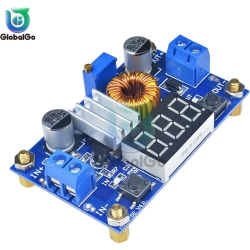 5A DC to DC CC CV Lithium Battery Step down Charging Board Power Buck Converter LED Voltmeter Power Supply Module
