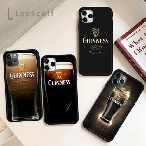 Guinness Dark Beer Phone Case for iPhone 11 12 mini pro XS MAX 8 7 6 6S Plus X 5S SE 2020 XR