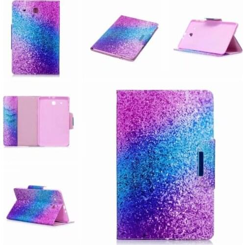 Case Cover For Samsung Galaxy Tab E 9.6 T560 T561 SM-T560 Cute Cartoon PU Leather Cover Case Fundas Capa