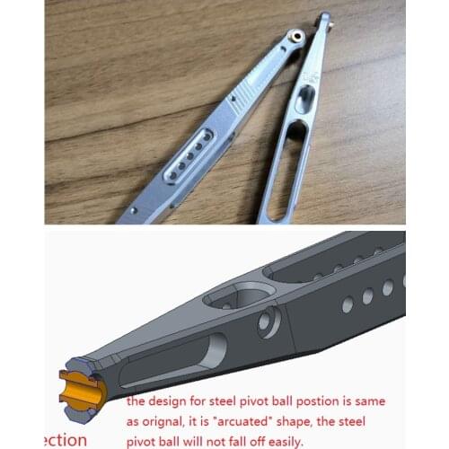 CNC Alu Trailing Arm integrative For Team Losi Rock / Baja Rey 1:10 LOS234003 rc car