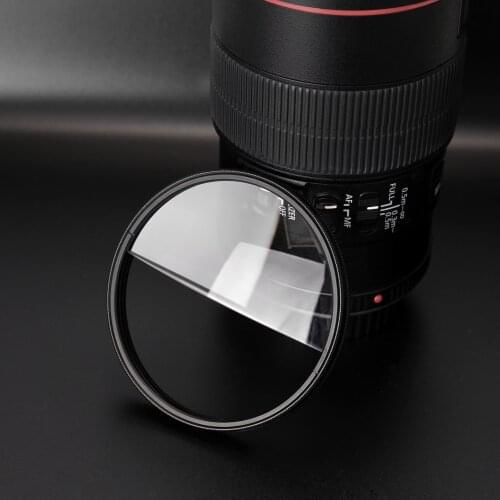 72mm Split Diopter Prism Camera Foreground Magnifying Blur Filter Film Television Split-Field Props SLR Photography Accessories