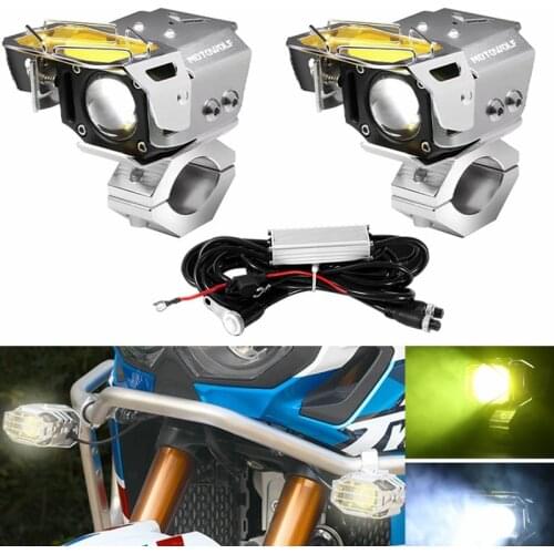 For BMW R1200GS R1250GS ADV G310GS F750GS F850GS K1600 Motorcycle Fog Light Assembly LED Auxiliary 30W Driving Passing Fog Lamp