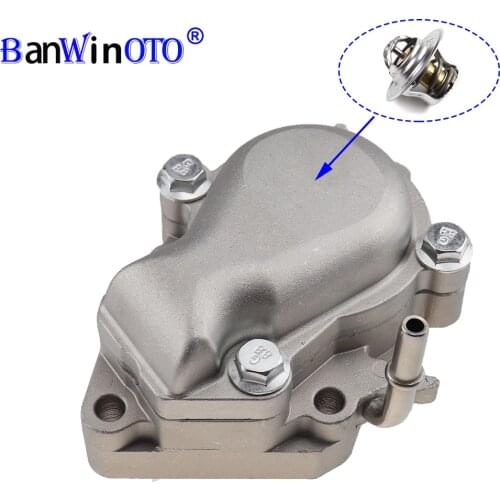 8636779 Aluminum Engine Cooling Thermostat Housing Assembly Cover Suit For Volvo S80 XC90 2003-2007 Auto Coolant Water Flange